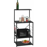 Maison Exclusive Mikrowellenregal Schwarz 60x39,6x123 cm Maison Exclusive Mikrowellenregal Schwarz 60x39,6x123 cm von PROLENTA PREMIUM