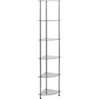 Maison Exclusive Regal mit 6 Ablagen Transparent 30x30x160 cm Maison Exclusive Regal mit 6 Ablagen Transparent 30x30x160 cm von PROLENTA PREMIUM