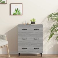 Maison Exclusive Sideboard Grau Sonoma 69,5x34x90 cm Maison Exclusive Sideboard Grau Sonoma 69,5x34x90 cm von PROLENTA PREMIUM