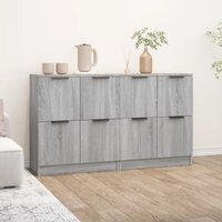 Maison Exclusive Sideboards 2 Stk. Grau Sonoma 60x30x70 cm Maison Exclusive Sideboards 2 Stk. Grau Sonoma 60x30x70 cm von PROLENTA PREMIUM