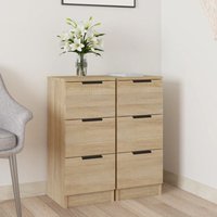Maison Exclusive Sideboards 2 Stk. Sonoma-Eiche 30x30x70 cm Maison Exclusive Sideboards 2 Stk. Sonoma-Eiche 30x30x70 cm von PROLENTA PREMIUM
