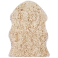 Maison Exclusive Teppich 60x90 cm Künstlicher Schafspelz Braun von PROLENTA PREMIUM