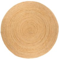 Maison Exclusive Teppich Jute Geflochten 210 cm Rund von PROLENTA PREMIUM