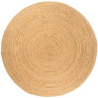 Maison Exclusive Teppich Jute Geflochten 240 cm Rund von PROLENTA PREMIUM