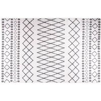 Maison Exclusive Teppich Waschbar Schwarz und Weiß 160x230 cm Maison Exclusive Teppich Waschbar Schwarz und Weiß 160x230 cm von PROLENTA PREMIUM