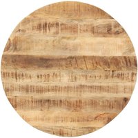 Maison Exclusive Tischplatte Massivholz Mango Rund 15-16 mm 40 cm von PROLENTA PREMIUM