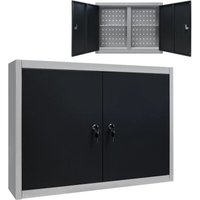 Maison Exclusive Wand-Werkzeugschrank Industrie-Stil Metall Grau Maison Exclusive Wand-Werkzeugschrank Industrie-Stil Metall Grau von PROLENTA PREMIUM