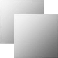 Maison Exclusive Wandspiegel 2 Stk. 60x60 cm Quadratisch Glas von PROLENTA PREMIUM