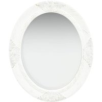Maison Exclusive Wandspiegel im Barock-Stil 50x60 cm Weiß von PROLENTA PREMIUM