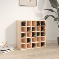 Maison Exclusive Weinschrank 56 x 25 x 56 cm Massivholz Kiefer von PROLENTA PREMIUM