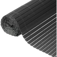 Nature - Doppelseitiger Garten-Sichtschutz pvc 1×3 m Anthrazit von Nature