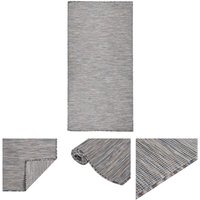 Prolenta Premium - Outdoor-Teppich Flachgewebe 100x200 cm Braun und - Schwarz von PROLENTA PREMIUM