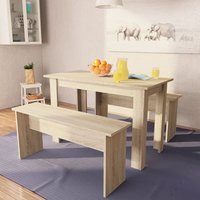Prolenta Premium 3-tlg. Essgruppe Tisch und Bänke Holzwerkstoff Prolenta Premium 3-tlg. Essgruppe Tisch und Bänke Holzwerkstoff von PROLENTA PREMIUM