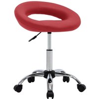 Prolenta Premium Arbeitshocker auf Rollen Weinrot Kunstleder Prolenta Premium Arbeitshocker auf Rollen Weinrot Kunstleder von PROLENTA PREMIUM