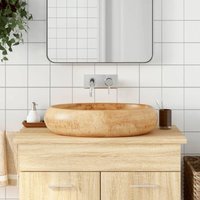 Prolenta Premium Aufsatzwaschbecken Braun Oval 59x40x15 cm Prolenta Premium Aufsatzwaschbecken Braun Oval 59x40x15 cm von PROLENTA PREMIUM
