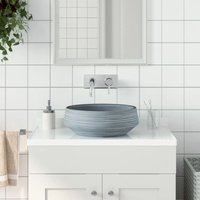 Prolenta Premium Aufsatzwaschbecken Grau Rund Ø41x14 cm Keramik Prolenta Premium Aufsatzwaschbecken Grau Rund Ø41x14 cm Keramik von PROLENTA PREMIUM