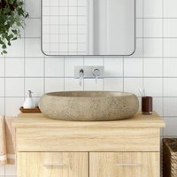 Prolenta Premium Aufsatzwaschbecken Sandfarben Oval 59x40x15 cm Prolenta Premium Aufsatzwaschbecken Sandfarben Oval 59x40x15 cm von PROLENTA PREMIUM
