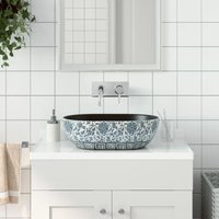 Prolenta Premium Aufsatzwaschbecken Schwarz und Blau Oval Prolenta Premium Aufsatzwaschbecken Schwarz und Blau Oval von PROLENTA PREMIUM