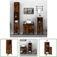 Prolenta Premium - The Living Store Badschrank Räuchereiche 30x30x100 cm Holzwerkstoff - Badezimmermöbel - Badschrank - Holzwerkstoff Prolenta Premium - The Living Store Badschrank Räuchereiche 30x30x100 cm Holzwerkstoff - Badezimmermöbel - Badschrank - Holzwerkstoff von PROLENTA PREMIUM