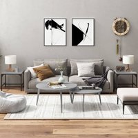 Prolenta Premium Beistelltische 2 Stk. Grau SoProlenta Premium Prolenta Premium Beistelltische 2 Stk. Grau SoProlenta Premium von PROLENTA PREMIUM