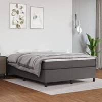 Prolenta Premium Bettgestell Grau 140x200 cm Kunstleder Prolenta Premium Bettgestell Grau 140x200 cm Kunstleder von PROLENTA PREMIUM