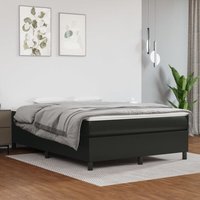 Prolenta Premium Bettgestell Schwarz 140x190 cm Kunstleder Prolenta Premium Bettgestell Schwarz 140x190 cm Kunstleder von PROLENTA PREMIUM