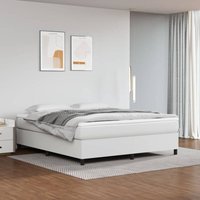 Prolenta Premium Bettgestell Weiß 180x200 cm Kunstleder Prolenta Premium Bettgestell Weiß 180x200 cm Kunstleder von PROLENTA PREMIUM
