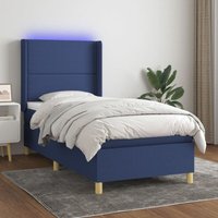 Prolenta Premium Boxspringbett mit Matratze & LED Blau 100x200 cm Prolenta Premium Boxspringbett mit Matratze & LED Blau 100x200 cm von PROLENTA PREMIUM