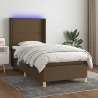 Prolenta Premium Boxspringbett mit Matratze & LED Dunkelbraun Prolenta Premium Boxspringbett mit Matratze & LED Dunkelbraun von PROLENTA PREMIUM