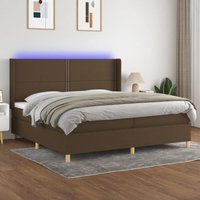 Prolenta Premium Boxspringbett mit Matratze & LED Dunkelbraun Prolenta Premium Boxspringbett mit Matratze & LED Dunkelbraun von PROLENTA PREMIUM