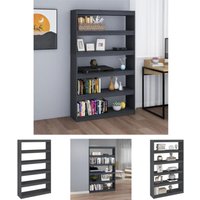 Bücherregal/Raumteiler Grau 100x30x167,5 cm - Grau - Prolenta Premium von PROLENTA PREMIUM