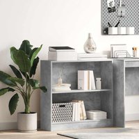 Prolenta Premium Bücherregal Betongrau 80x24x75 cm Holzwerkstoff Prolenta Premium Bücherregal Betongrau 80x24x75 cm Holzwerkstoff von PROLENTA PREMIUM