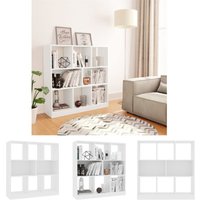 Bücherregal Weiß 97,5×29,5×100 cm Holzwerkstoff - Weiß - Prolenta Premium von PROLENTA PREMIUM