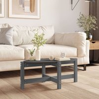 Prolenta Premium Couchtisch Grau 87x48x35 cm Massivholz Kiefer von PROLENTA PREMIUM