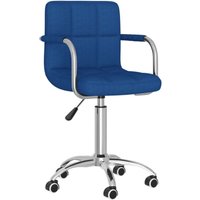 Prolenta Premium Esszimmerstuhl Drehbar Blau Stoff Prolenta Premium Esszimmerstuhl Drehbar Blau Stoff von PROLENTA PREMIUM