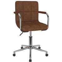 Prolenta Premium Esszimmerstuhl Drehbar Braun Stoff Prolenta Premium Esszimmerstuhl Drehbar Braun Stoff von PROLENTA PREMIUM