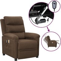 Prolenta Premium Massagesessel Elektrisch Braun Stoff Prolenta Premium Massagesessel Elektrisch Braun Stoff von PROLENTA PREMIUM