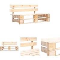 Prolenta Premium - Outdoor-Bank Paletten Holz - Braun von PROLENTA PREMIUM