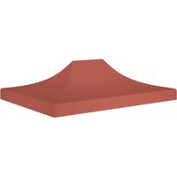 Prolenta Premium Partyzelt-Dach 4x3 m Terrakotta-Rot 270 g/m² von PROLENTA PREMIUM