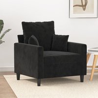 Prolenta Premium Sessel Schwarz 60 cm Samt Prolenta Premium Sessel Schwarz 60 cm Samt von PROLENTA PREMIUM