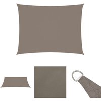 Sonnensegel Oxford-Gewebe Rechteckig 5x7 m Taupe - Taupe - Prolenta Premium von PROLENTA PREMIUM