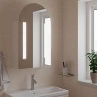 Prolenta Premium Spiegelschrank mit LED-Beleuchtung Gewölbt Weiß Prolenta Premium Spiegelschrank mit LED-Beleuchtung Gewölbt Weiß von PROLENTA PREMIUM
