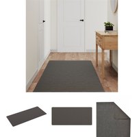 Maisonchic - Teppichläufer,Fußmatte,Wohnzimmer Teppiche,Bettvorleger Anthrazit 80x180 cm VESS899317 von MAISONCHIC