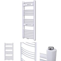 Prolenta Premium - The Living Store Badheizkörper Handtuchhalter Gebogen 500x1160 mm - Radiatoren - Weiß Prolenta Premium - The Living Store Badheizkörper Handtuchhalter Gebogen 500x1160 mm - Radiatoren - Weiß von PROLENTA PREMIUM