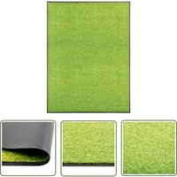 Prolenta Premium - The Living Store Fußmatte Waschbar Grün 90x120 cm - Innenfußmatte - Außenfußmatte - Türmatte - Gummi Fußmatte - Wasserdichte Prolenta Premium - The Living Store Fußmatte Waschbar Grün 90x120 cm - Innenfußmatte - Außenfußmatte - Türmatte - Gummi Fußmatte - Wasserdichte von PROLENTA PREMIUM