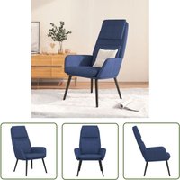 Prolenta Premium - The Living Store Relaxsessel Blau Stoff - Sessel Blau - Relaxsessel - Bequemer Sessel - Stuhl - Wohnzimmerstuhl Prolenta Premium - The Living Store Relaxsessel Blau Stoff - Sessel Blau - Relaxsessel - Bequemer Sessel - Stuhl - Wohnzimmerstuhl von PROLENTA PREMIUM