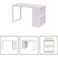 Prolenta Premium - The Living Store Schreibtisch 120×60×75 cm Weiß - Bürostuhl - Schreibtisch - Home Office - Arbeitsplatz - Weißer Schreibtisch Prolenta Premium - The Living Store Schreibtisch 120×60×75 cm Weiß - Bürostuhl - Schreibtisch - Home Office - Arbeitsplatz - Weißer Schreibtisch von PROLENTA PREMIUM