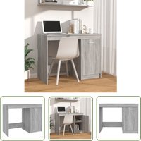 Prolenta Premium - The Living Store Schreibtisch Grau Sonoma 100x50x76 cm Holzwerkstoff - Bürotisch - Schreibtisch Grau - Moderner Schreibtisch Prolenta Premium - The Living Store Schreibtisch Grau Sonoma 100x50x76 cm Holzwerkstoff - Bürotisch - Schreibtisch Grau - Moderner Schreibtisch von PROLENTA PREMIUM