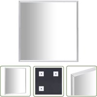Prolenta Premium - The Living Store Spiegel Silbern 60x60 cm - Minimalistischer Spiegel - Wandspiegel - Wohnzimmerdeko - Badspiegel - Silberner Prolenta Premium - The Living Store Spiegel Silbern 60x60 cm - Minimalistischer Spiegel - Wandspiegel - Wohnzimmerdeko - Badspiegel - Silberner von PROLENTA PREMIUM