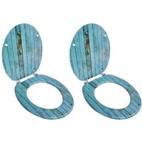 Prolenta Premium Toilettensitze mit Deckel 2 Stk. MDF Altholz Prolenta Premium Toilettensitze mit Deckel 2 Stk. MDF Altholz von PROLENTA PREMIUM